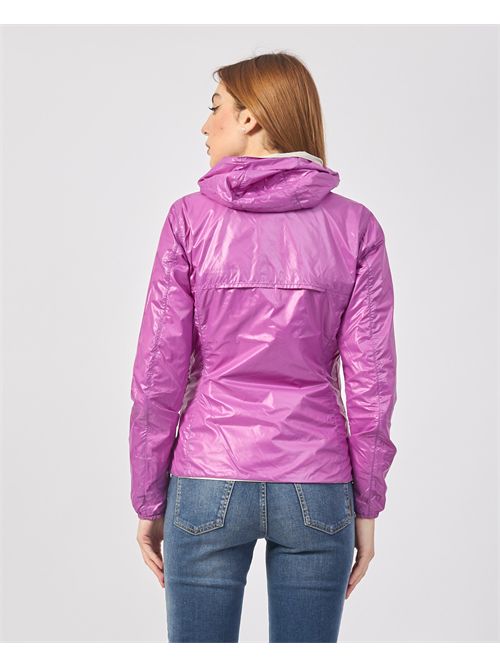 Lily plus reversible women's short jacket K-WAY | K41317W-LILY PLUS.2 DOUBLEB0E